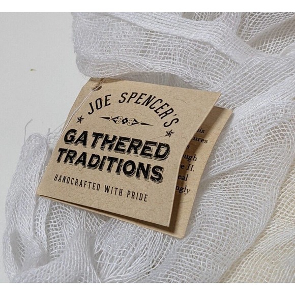 Joe Spencer Gareth Ghost Halloween Doll Figure NEW Gathered Traditions Folk Art - Picture 5 of 8